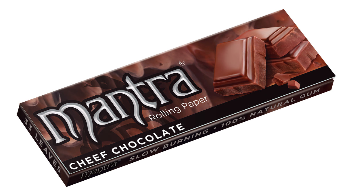 Mantra Rolling Papers Chocolate 1 1/4 (33 Leaves)