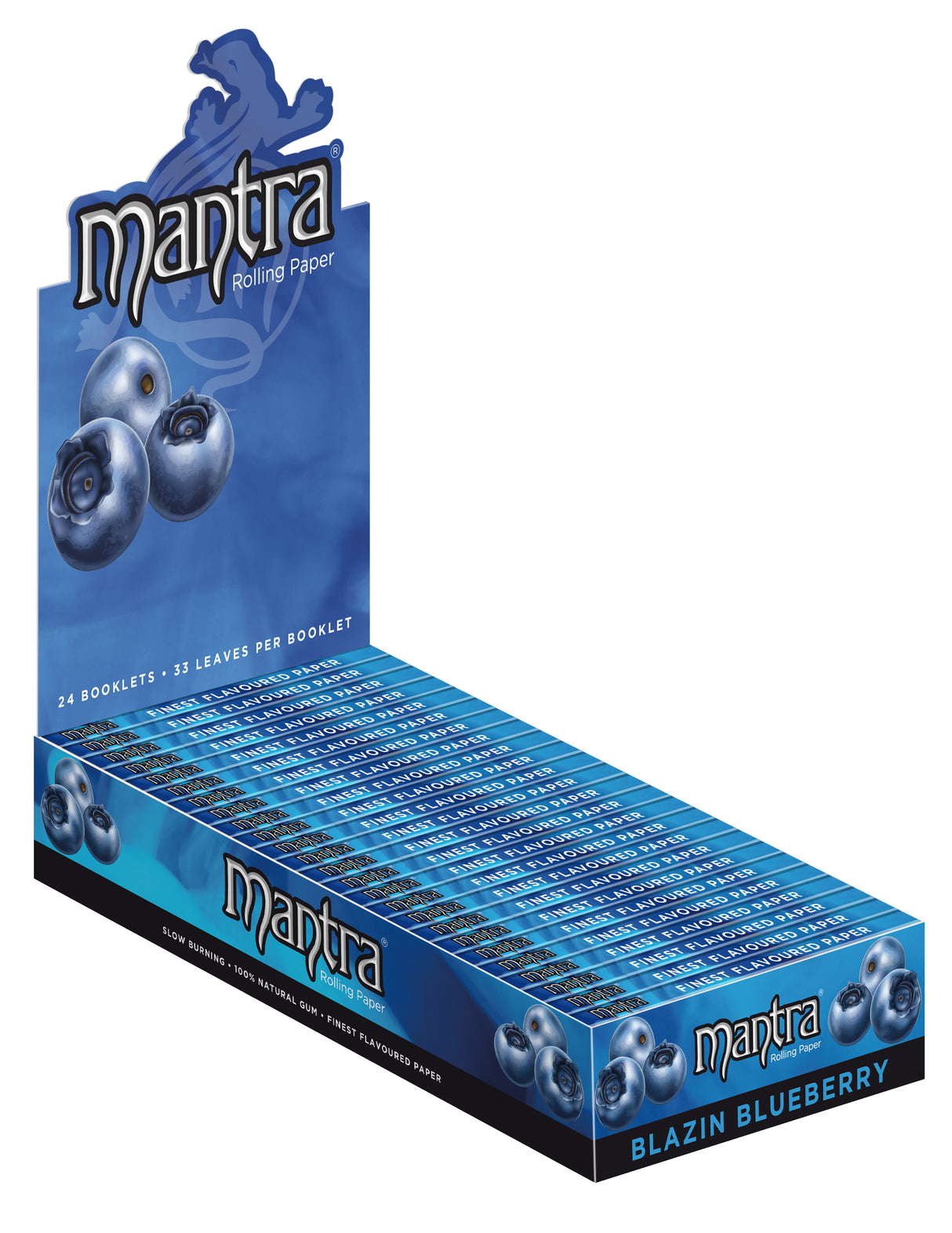 Mantra Rolling Papers Blueberry 1 1/4 (33 Leaves)