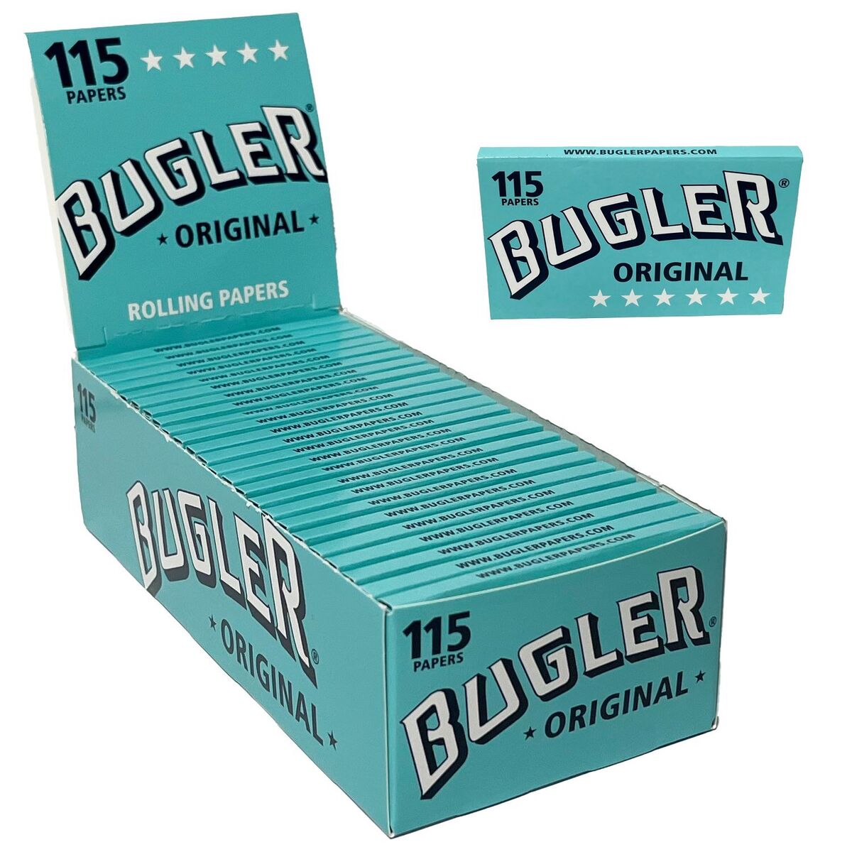 Bugler Rolling Papers Single Wide 70mm (115 Leaves)