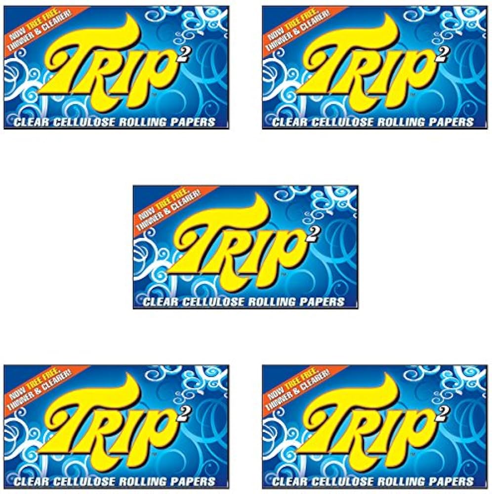 Trip Clear Rolling Papers 1 1/4 Size (50 leaves)