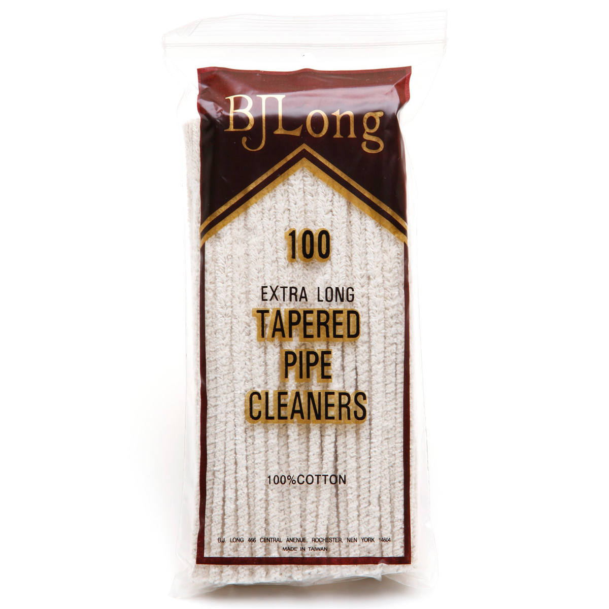 BJ Long Pipe Cleaners - 6.5" Tapered Cotton 100ct