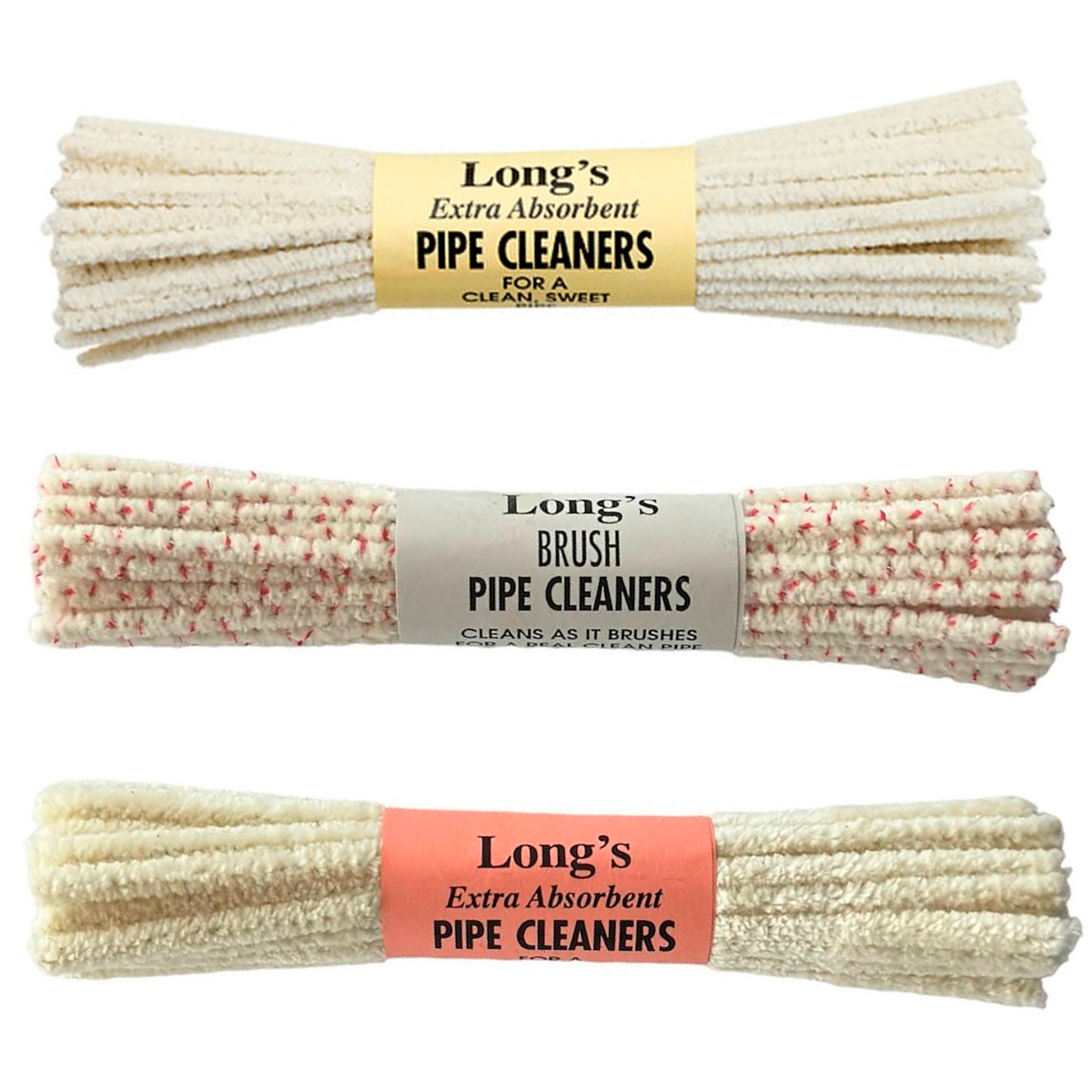 BJ Long Pipe Cleaners - 6" Combo Pack 128ct