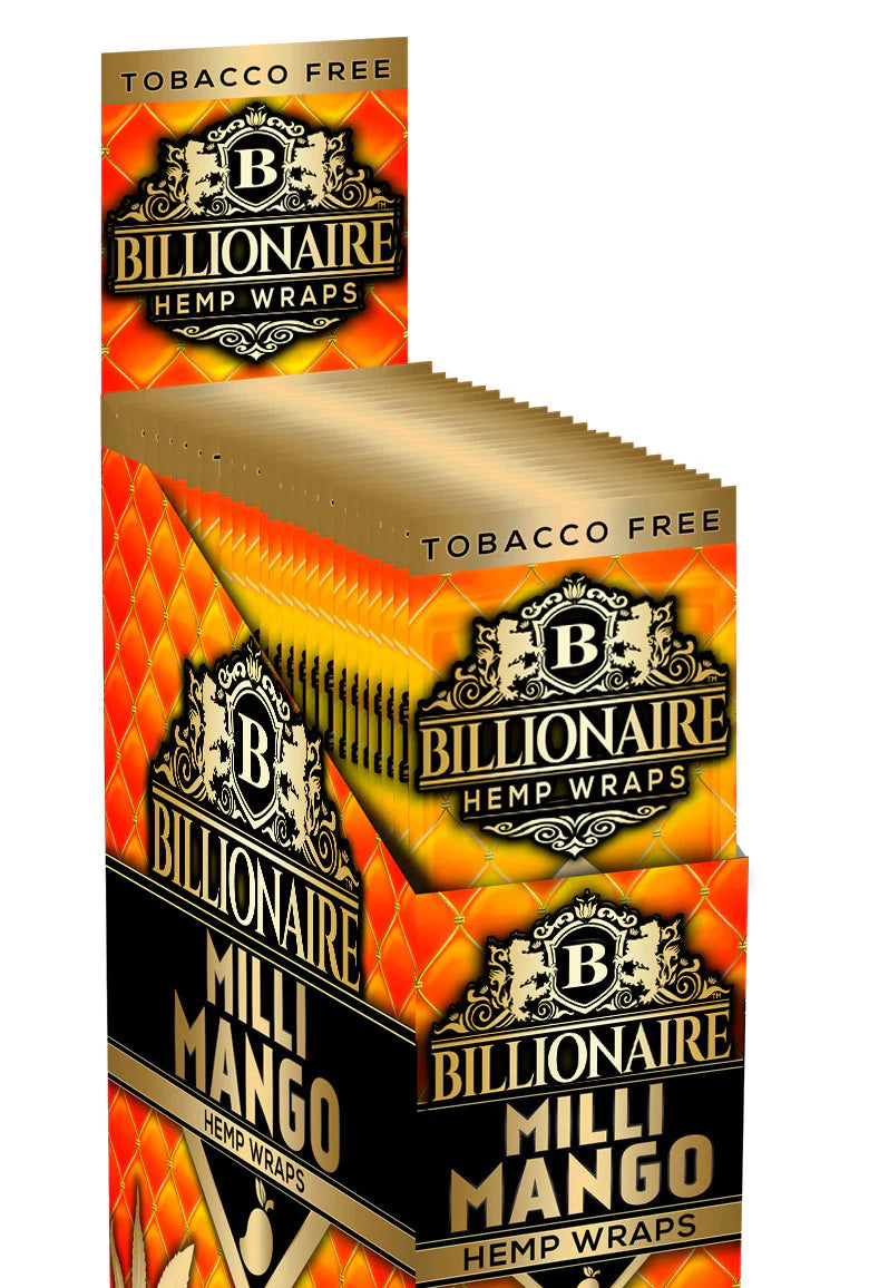 Billionaire Hemp Wraps Milli Mango 2ct