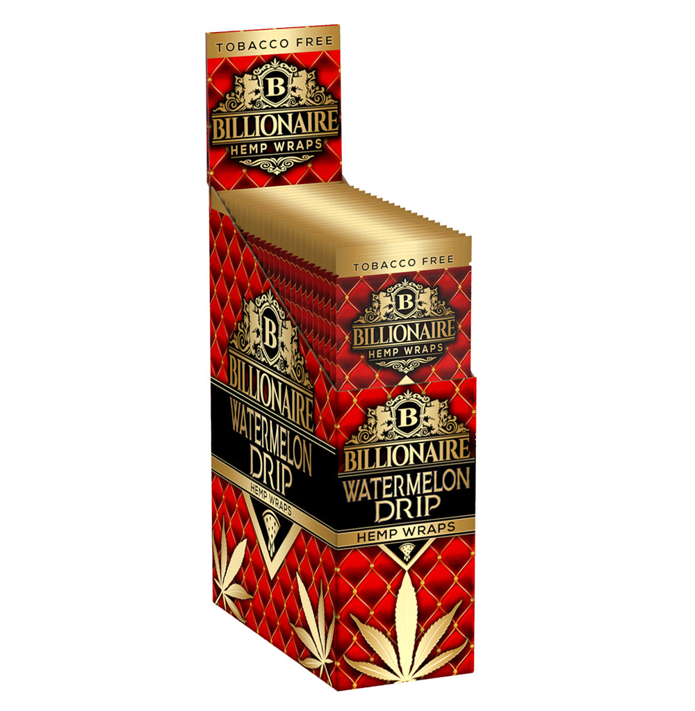 Billionaire Hemp Wraps Watermelon Drip 2ct
