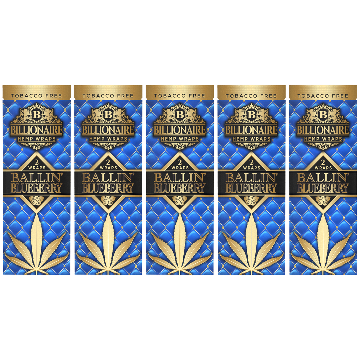 Billionaire Hemp Wraps Ballin' Blueberry 2ct