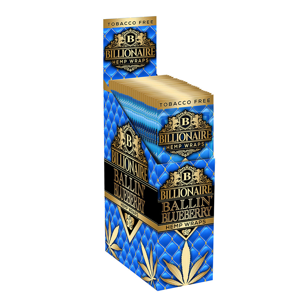 Billionaire Hemp Wraps Ballin' Blueberry 2ct
