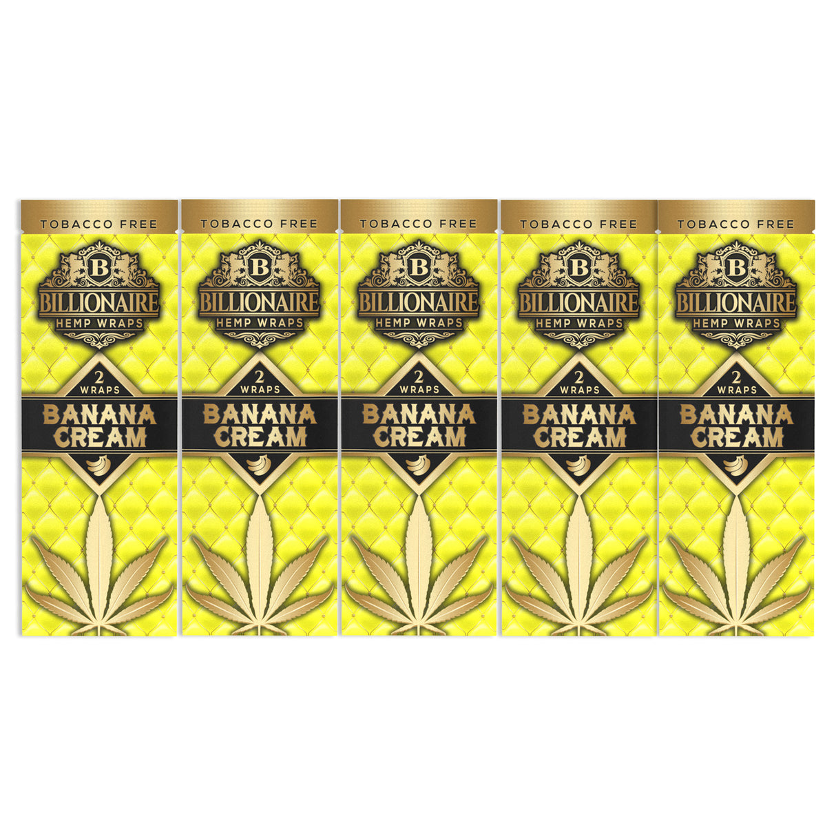 Billionaire Hemp Wraps Banana Cream 2ct