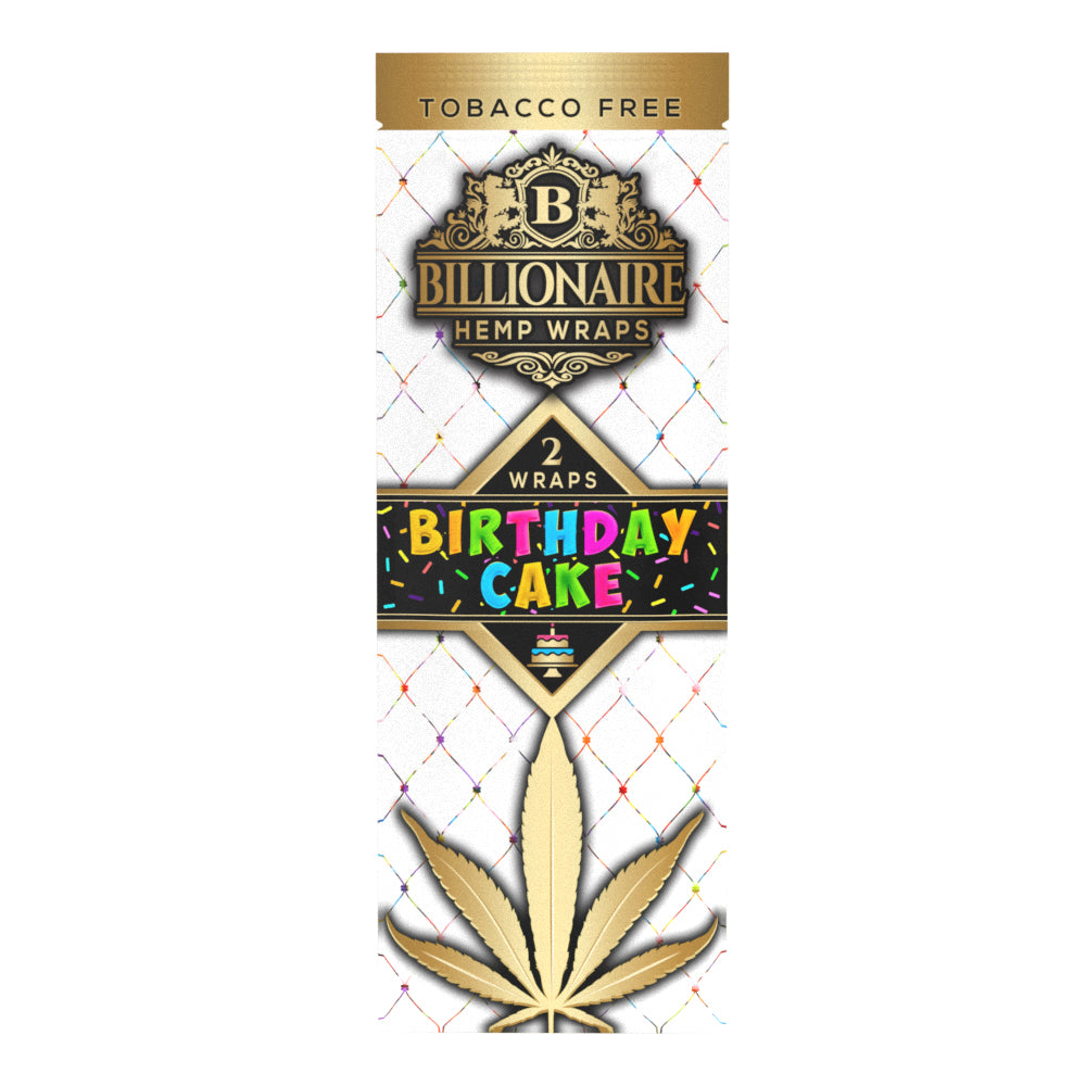 Billionaire Hemp Wraps Birthday Cake 2ct