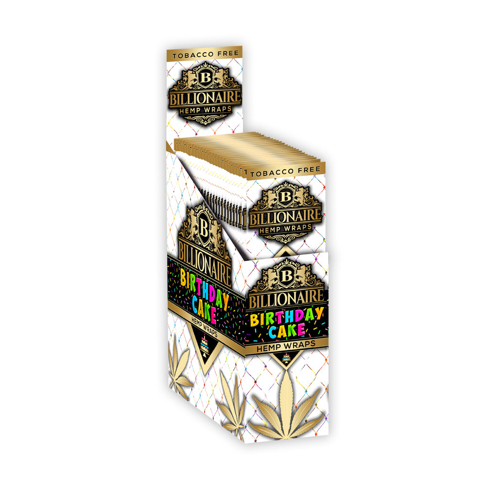 Billionaire Hemp Wraps Birthday Cake 2ct