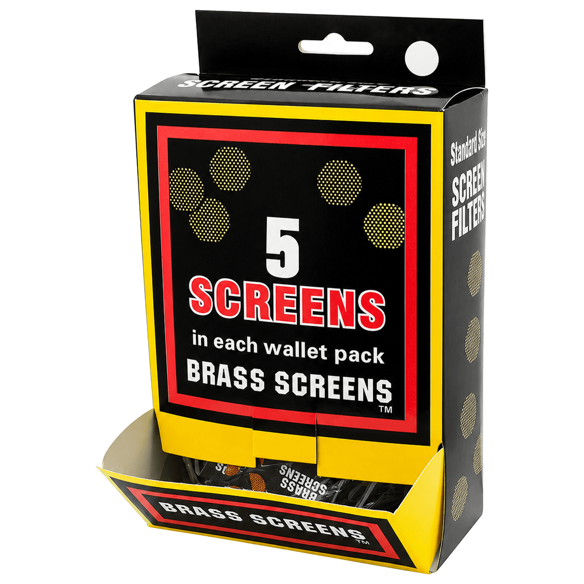 Pipe Screen Brass 5ct (100) - Full Box - Total of 500