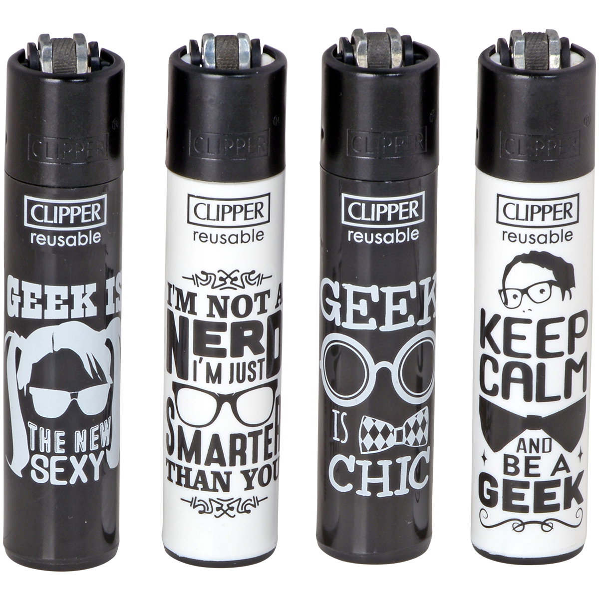 Clipper Lighters Classic Size Nerd Sentences