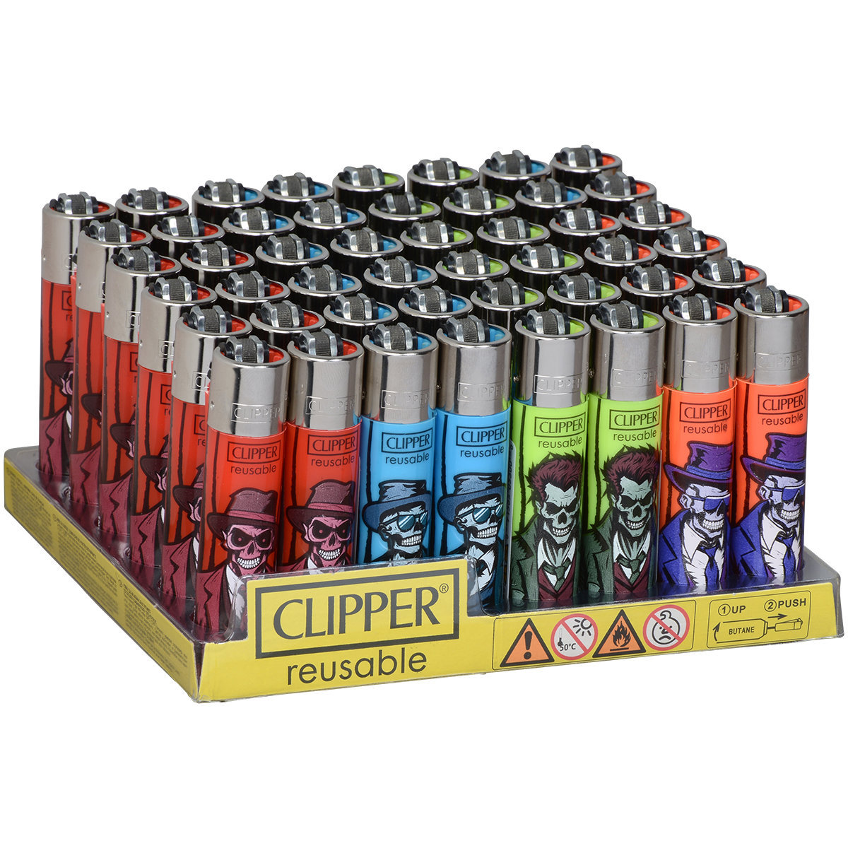 Clipper Lighters Classic Size Zombie Gangsters