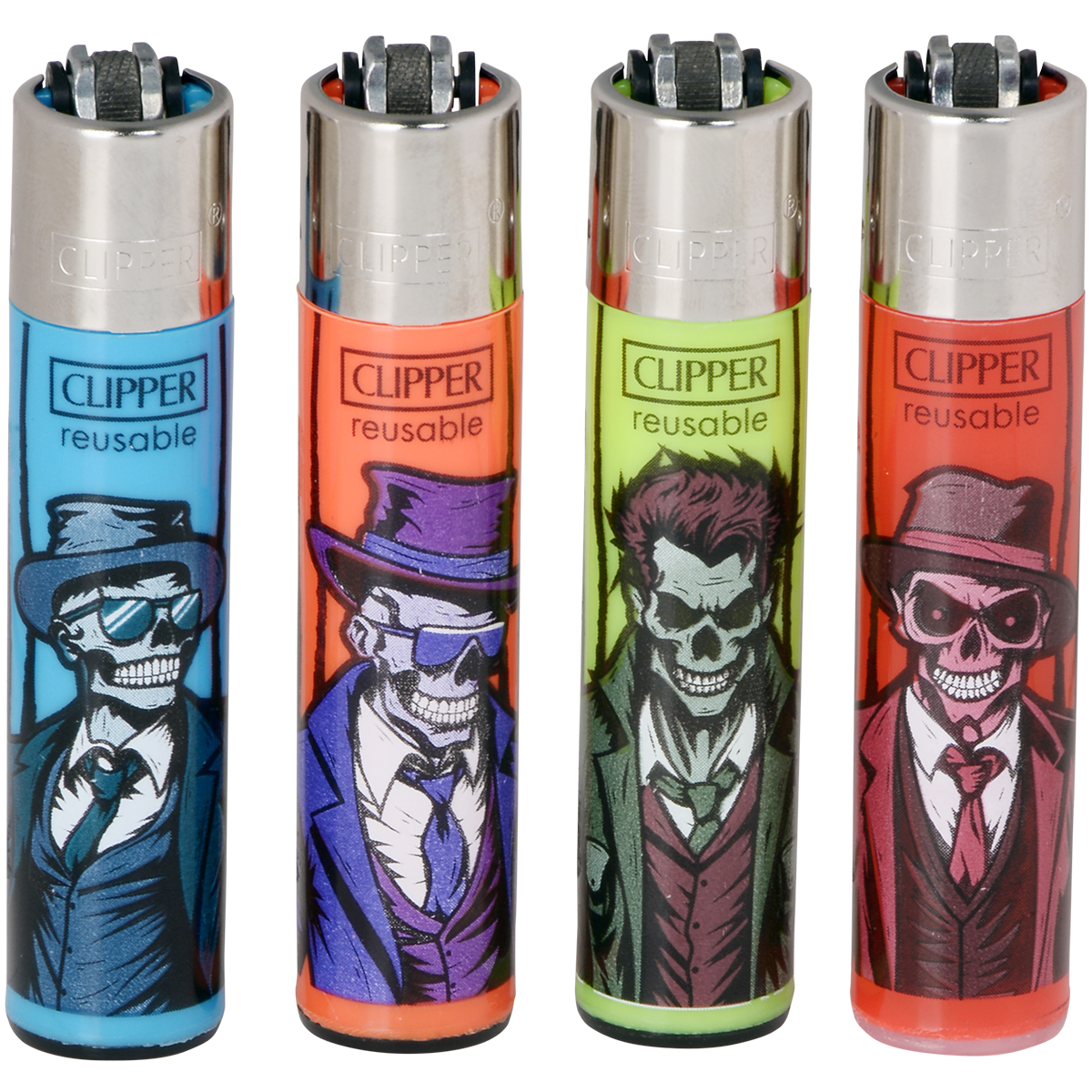 Clipper Lighters Classic Size Zombie Gangsters
