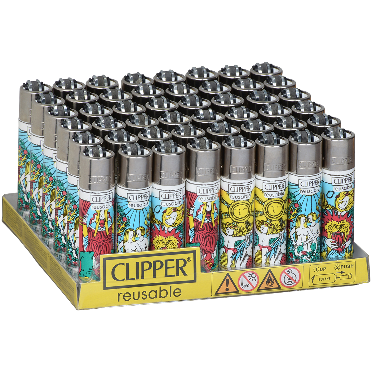 Clipper Lighters Classic Size Tarot Card