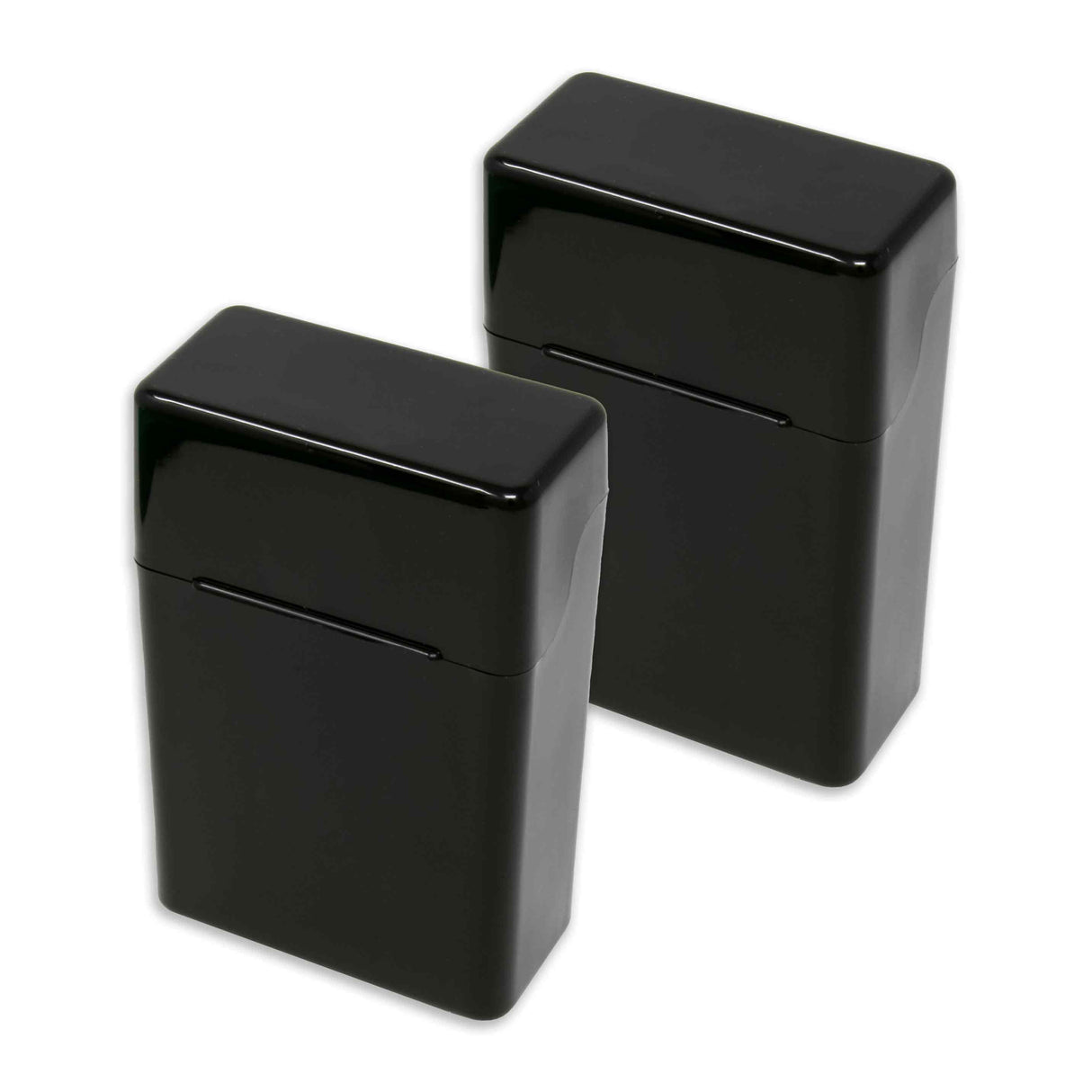 Fujima Strong Box Cigarette Case Glossy Black King Size