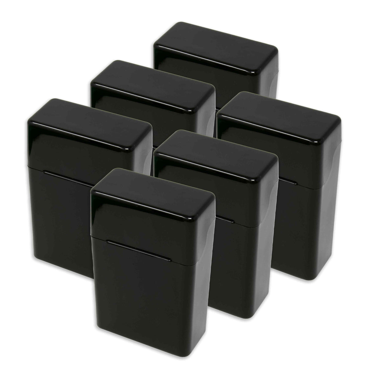 Fujima Strong Box Cigarette Case Glossy Black King Size