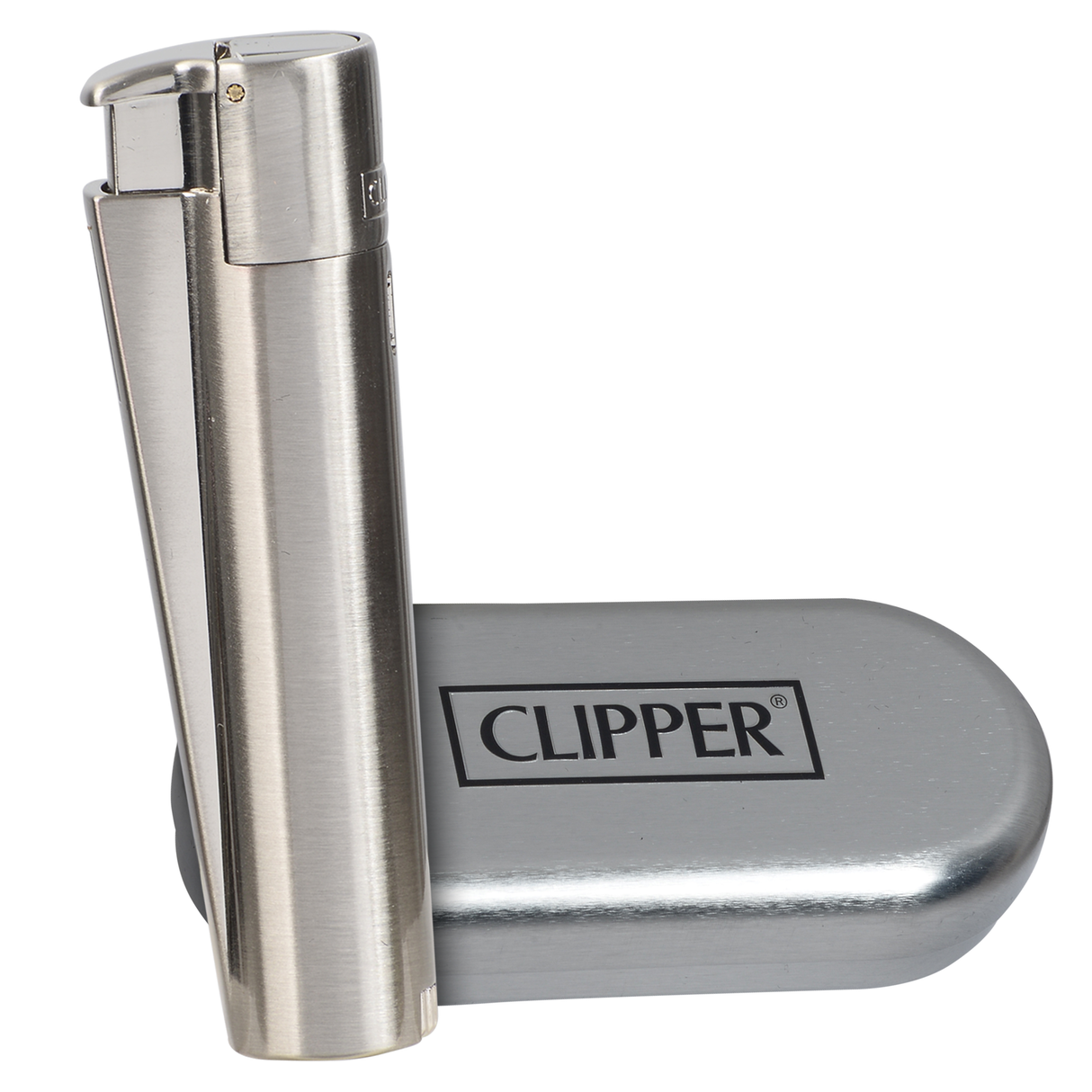 Clipper Lighters Metal Jet Silver