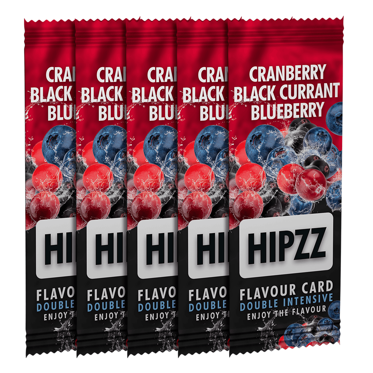 Hipzz Flavor Cards Blackcurrant Blueberry