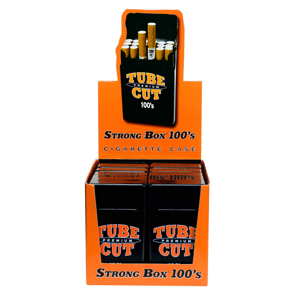 Gambler Tube Cut Strong Box Cigarette Case 100mm