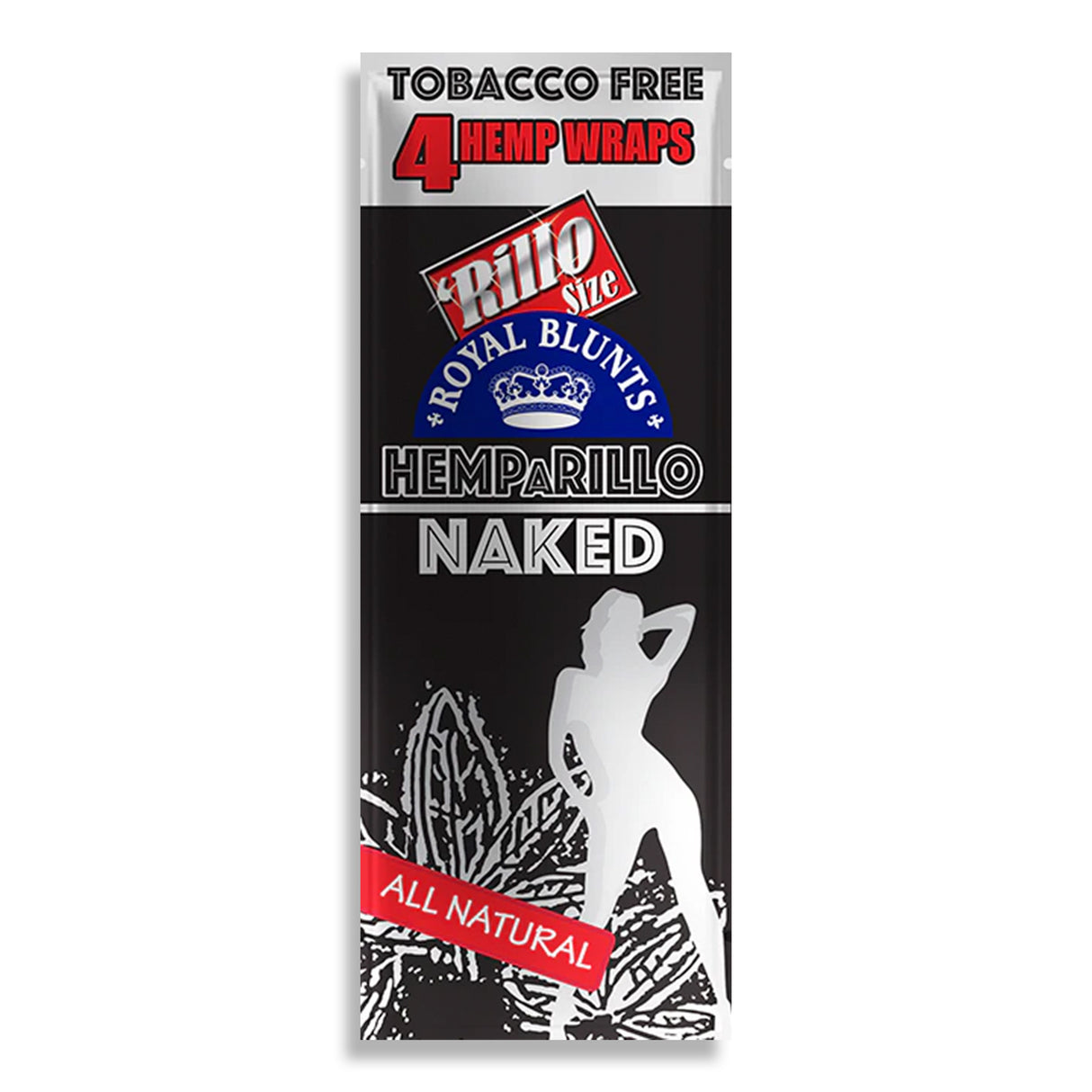 Hemparillo Hemp Wraps Naked (4 Wraps Per Pouch)