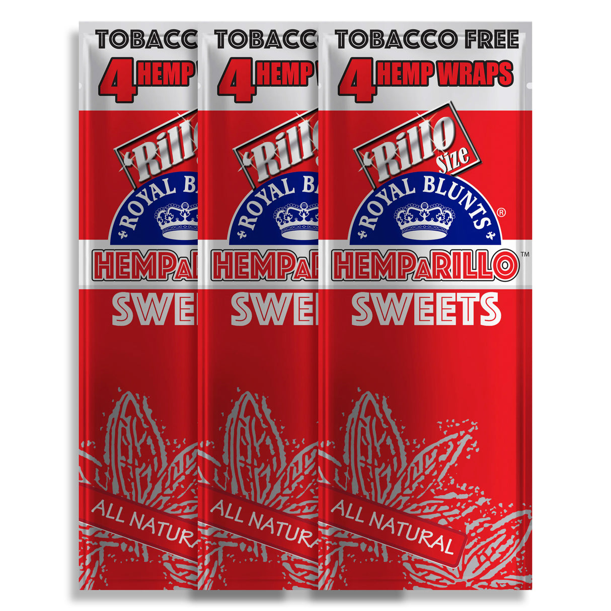 Hemparillo Hemp Wraps Sweets (4 Wraps Per Pouch)