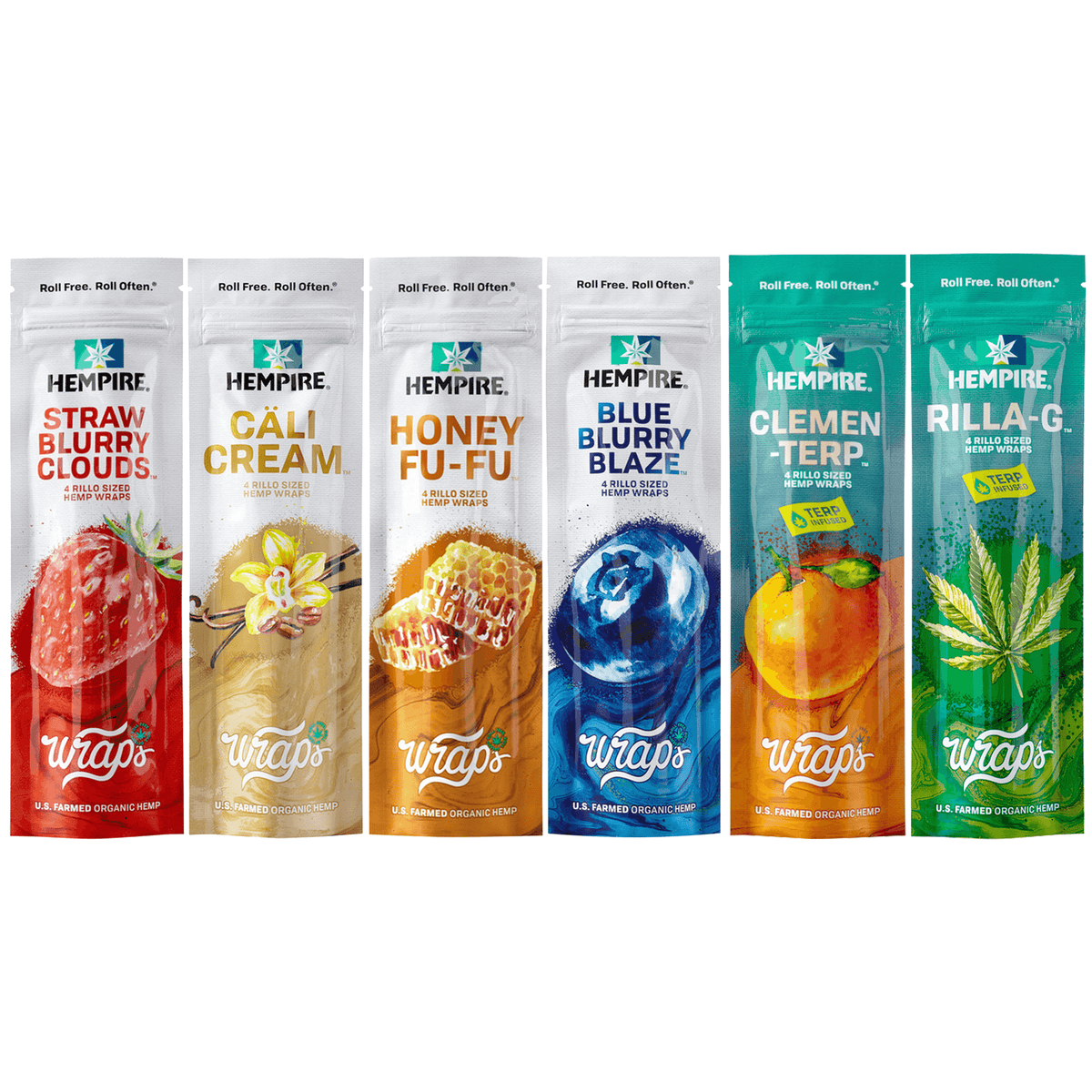 Hempire Hemp Wraps Bundle 4ct