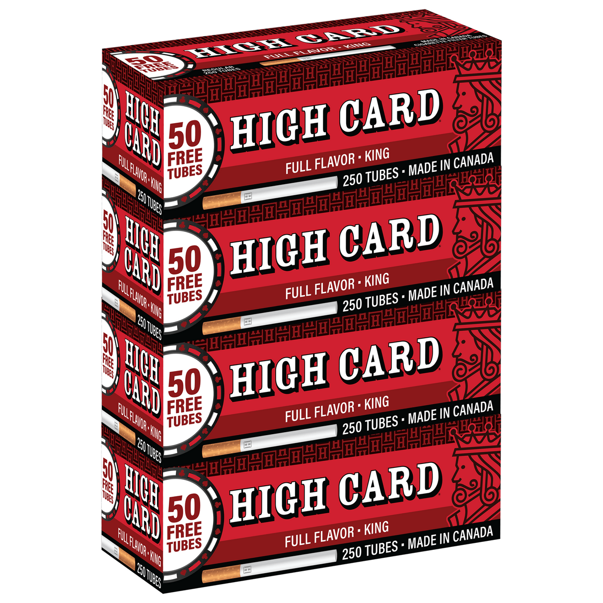 High Card Tubes Full Flavor King Size