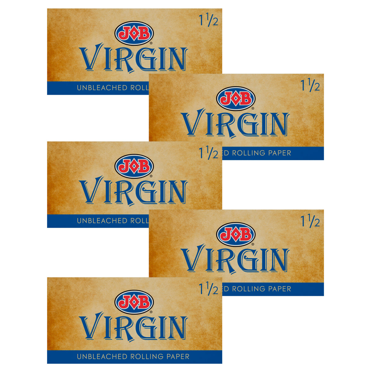 JOB Rolling Papers Virgin 1 1/2 (24 Leaves)