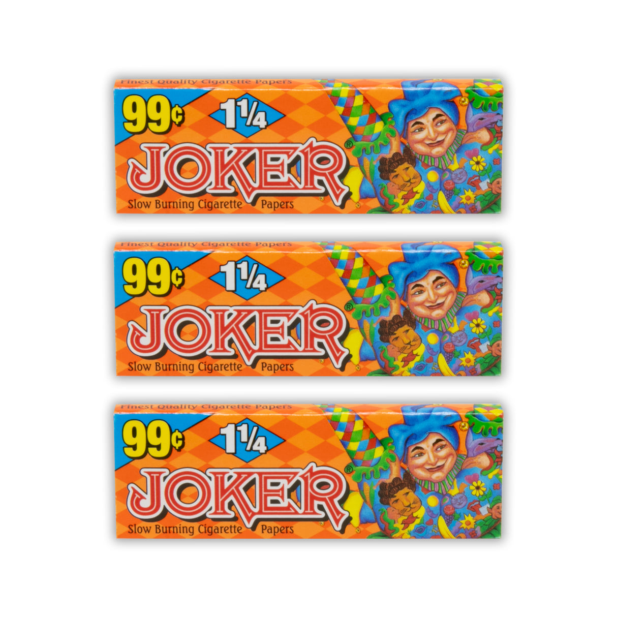Joker Rolling Papers Orange 1 1/4 (24 Leaves)