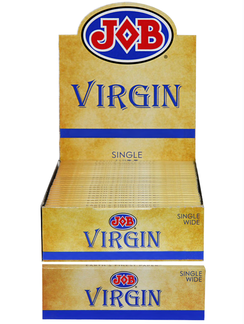 JOB Rolling Papers Virgin Single Wide (50 Leaves)