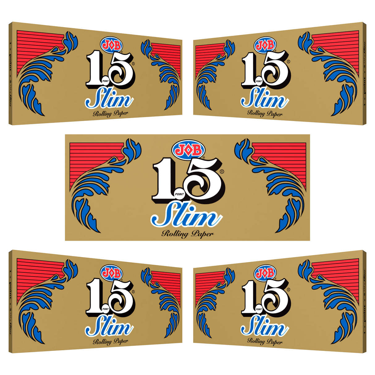 JOB Rolling Papers Gold 1.5 Slim (24 Leaves)
