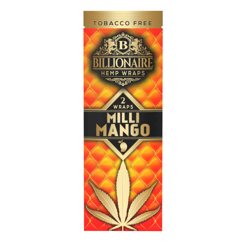 Billionaire Hemp Wraps Milli Mango 2ct