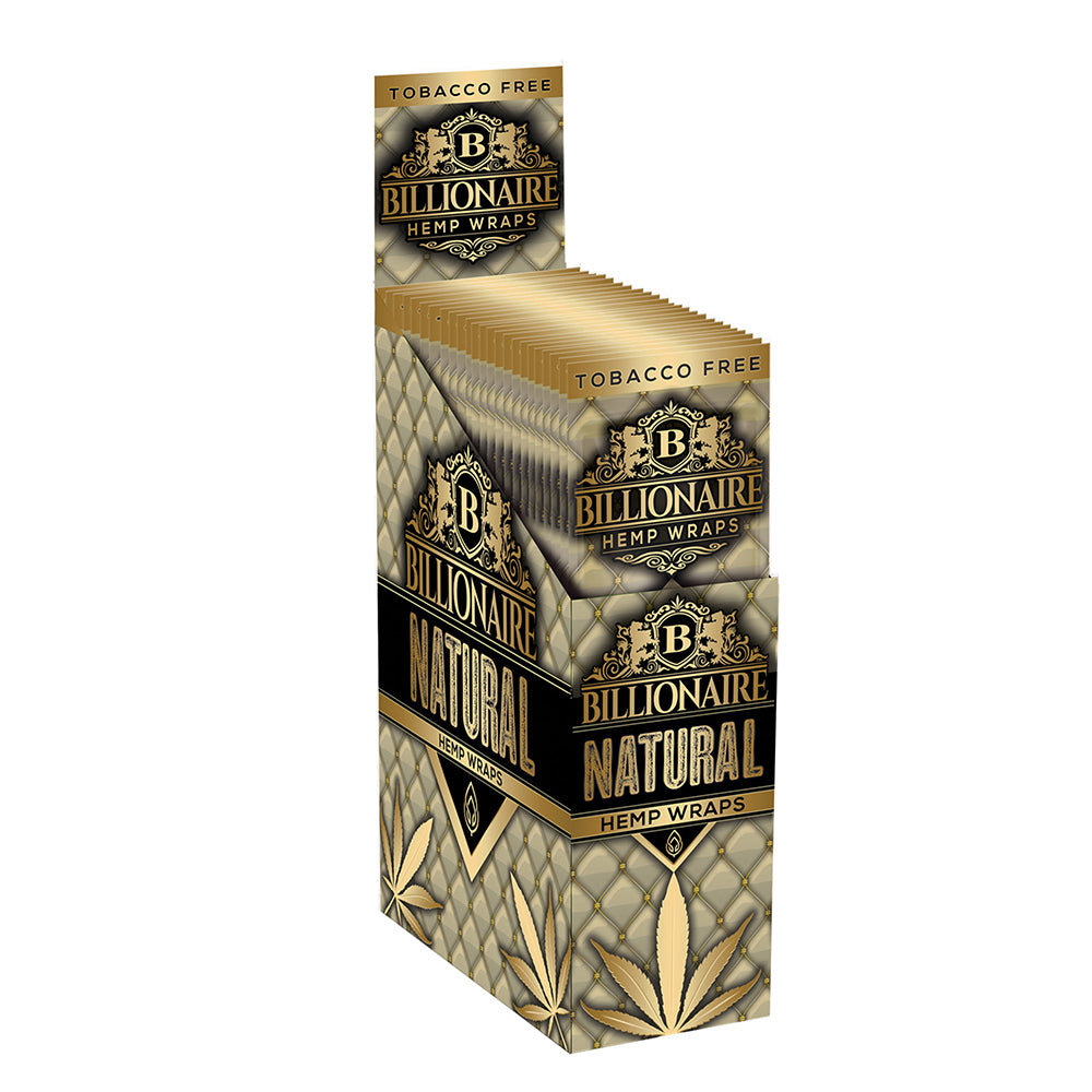 Billionaire Hemp Wraps Natural 2ct