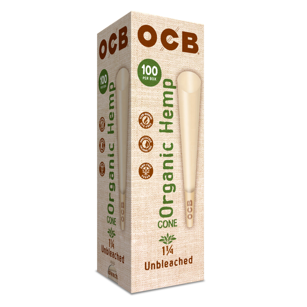 OCB Cone Tower Organic Hemp 1 1/4