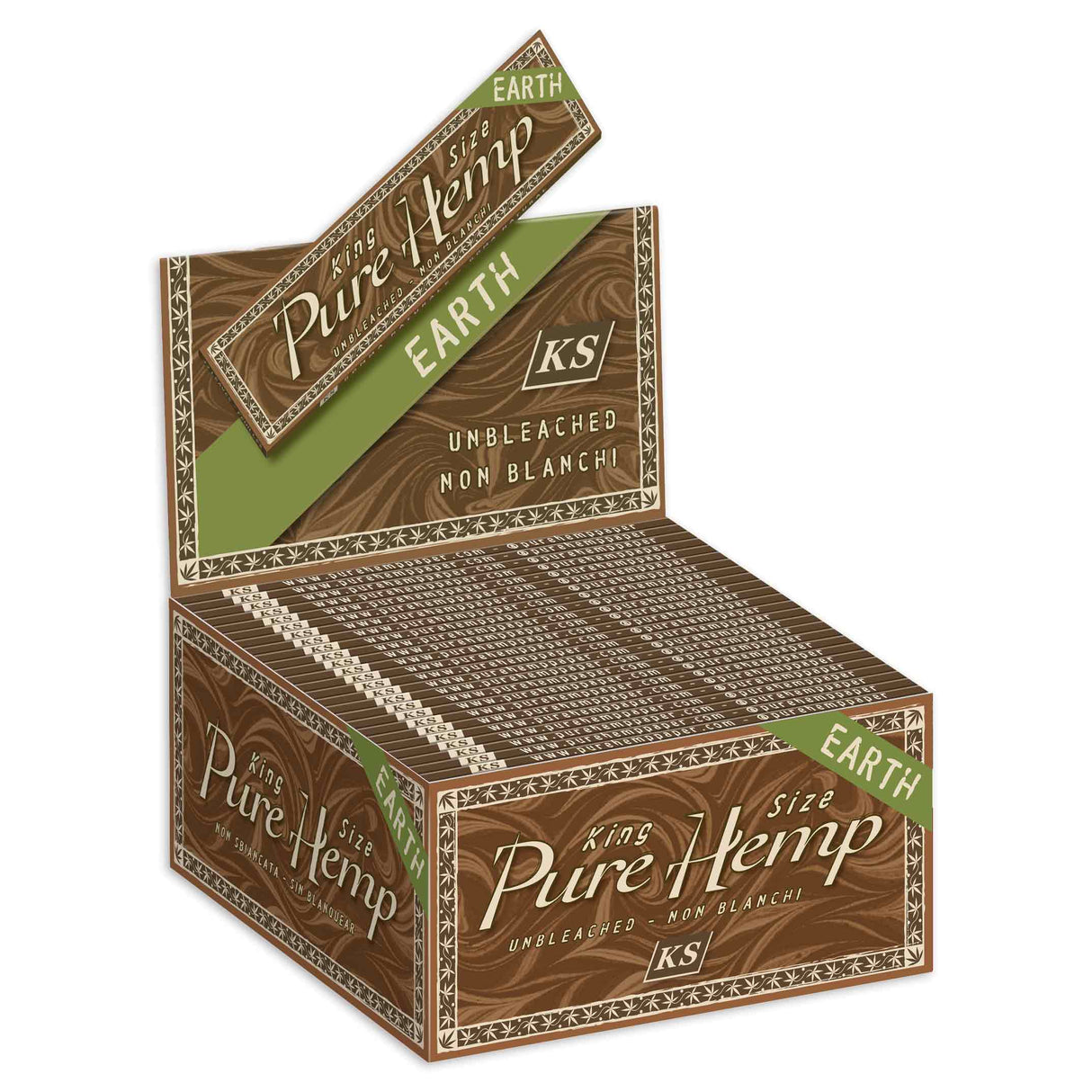 Pure Hemp Rolling Papers Earth King Size (33 Leaves)