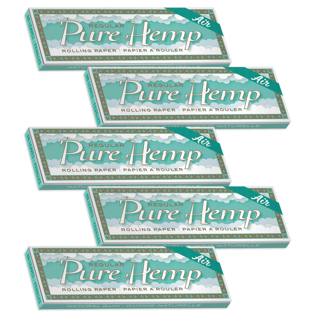 Pure Hemp Rolling Papers Air Single Wide (50 leaves)