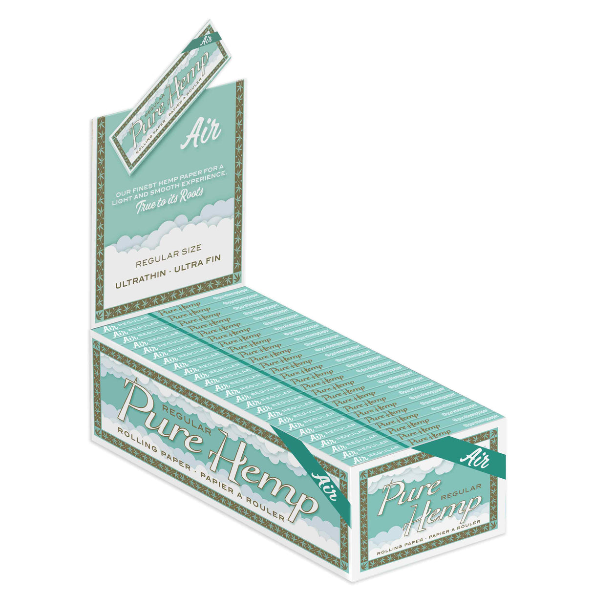 Pure Hemp Rolling Papers Air Single Wide (50 leaves)