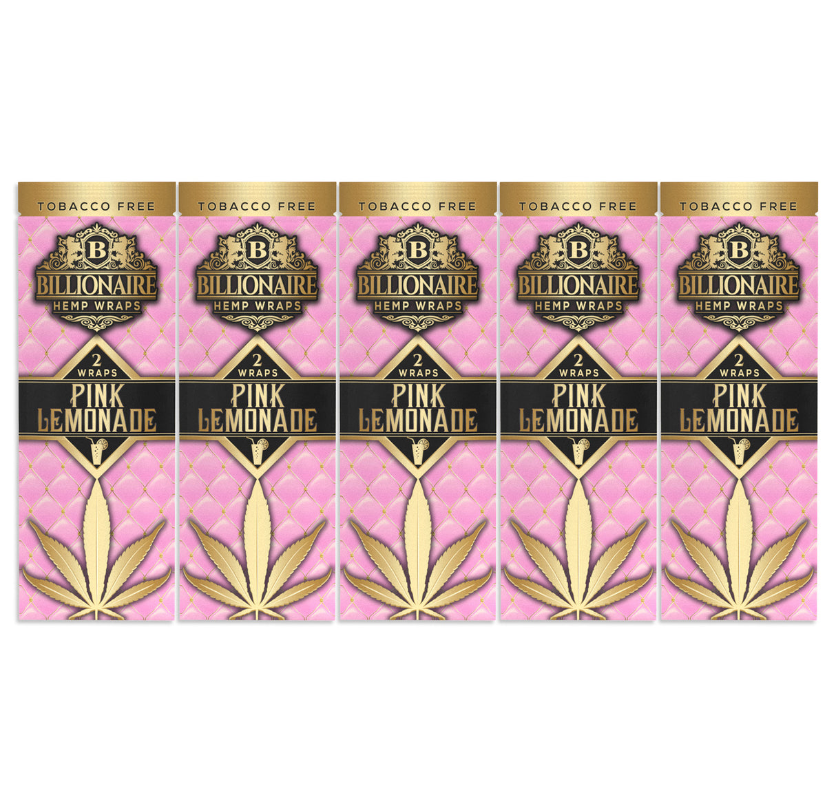 Billionaire Hemp Wraps Pink Lemonade 2ct