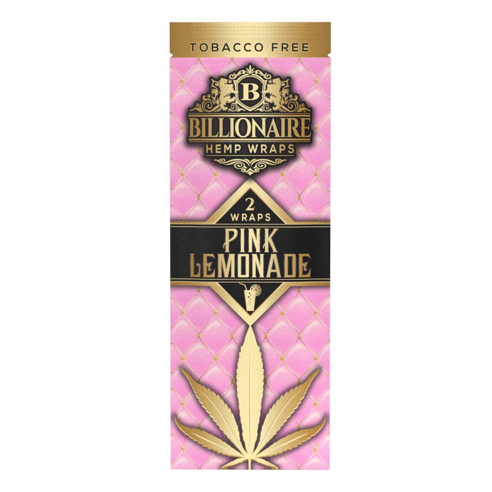 Billionaire Hemp Wraps Pink Lemonade 2ct