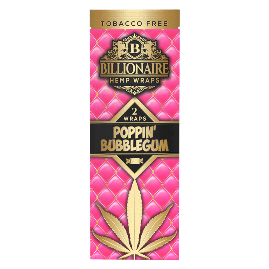 Billionaire Hemp Wraps Poppin' Bubblegum 2ct