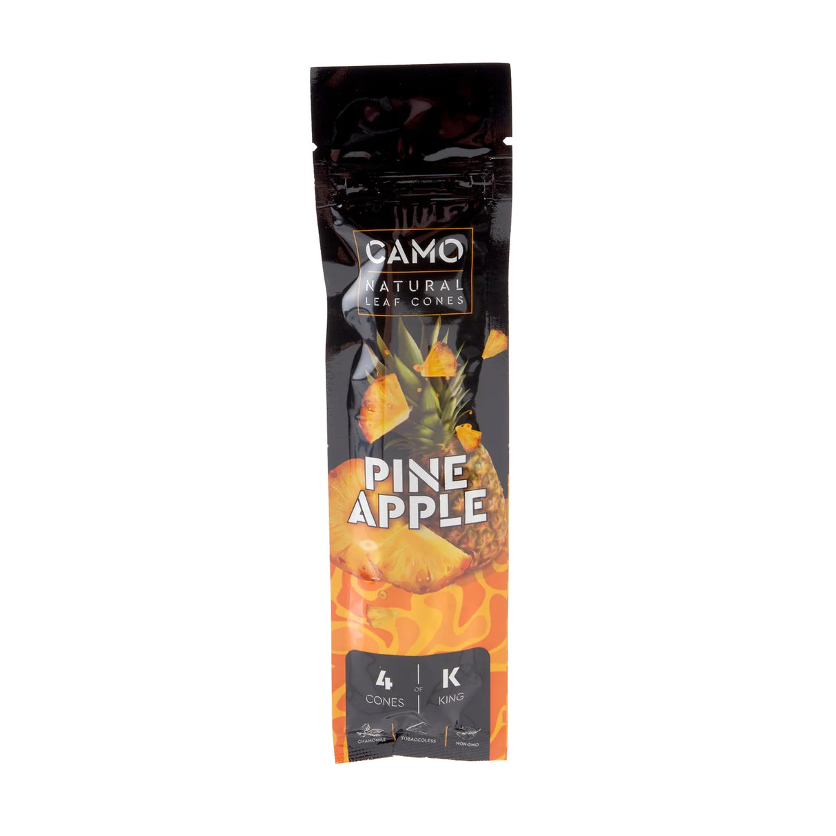 Camo Cones Pineapple King Size (4 Cones Per Pouch)