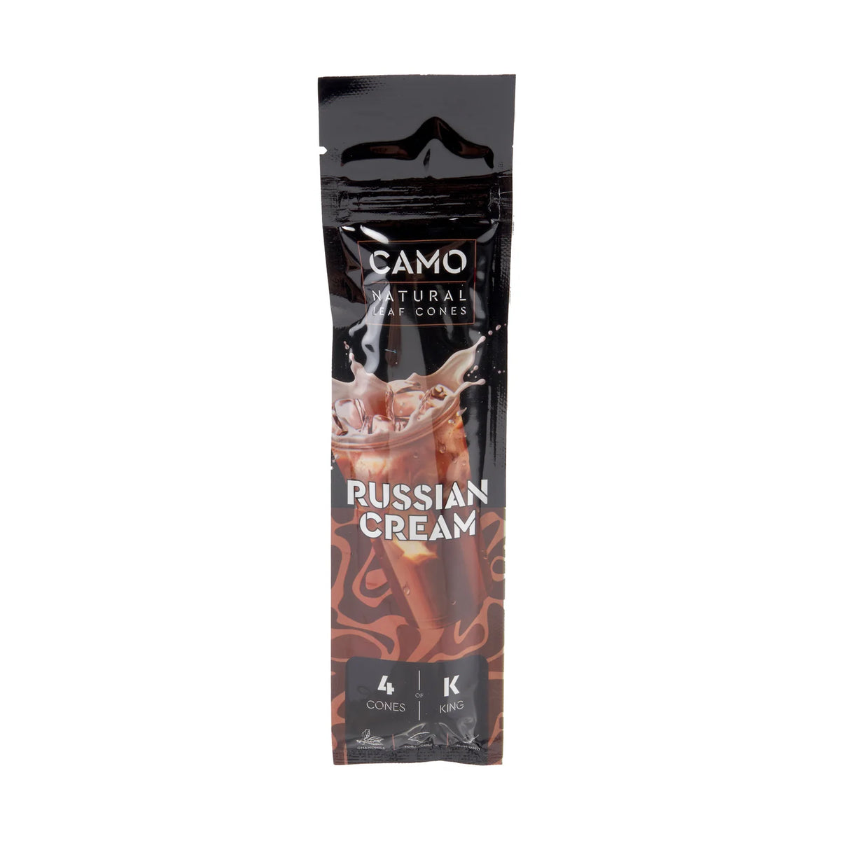 Camo Cones Russian Cream King Size (4 Cones Per Pouch)