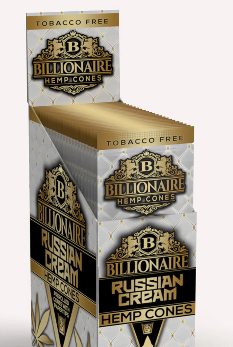 Billionaire Hemp Wraps Russian Cream 2ct