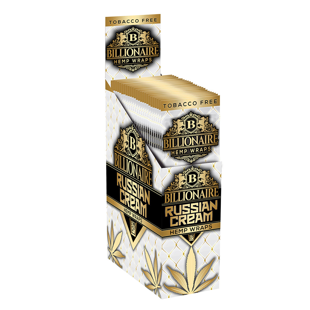 Billionaire Hemp Wraps Russian Cream 2ct