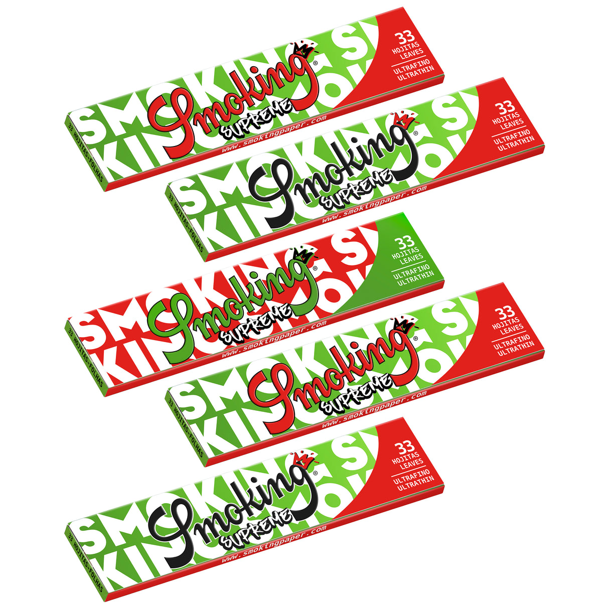 Smoking Brand Rolling Papers Supreme King Size (33 Leaves)
