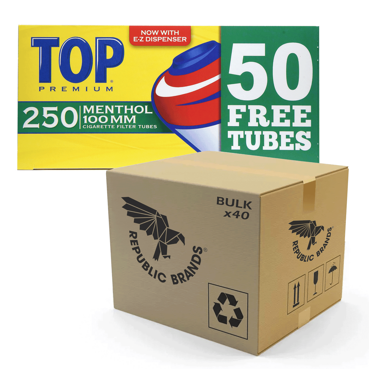 Top Tubes Menthol 100mm