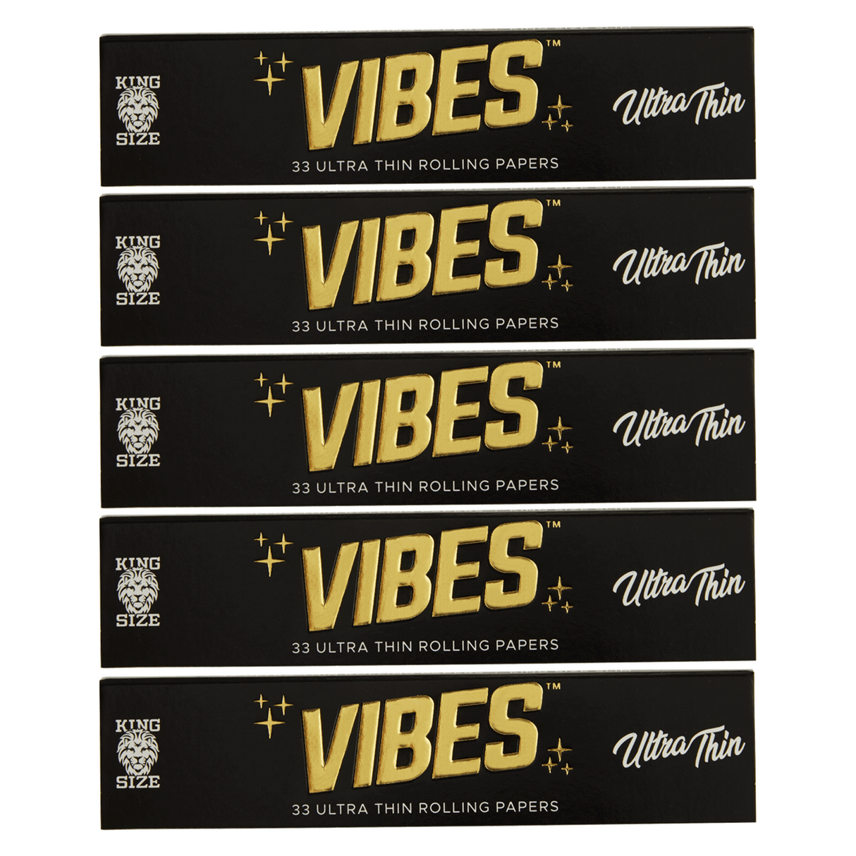 VIBES Rolling Papers Ultra Thin King Size (33 Leaves)