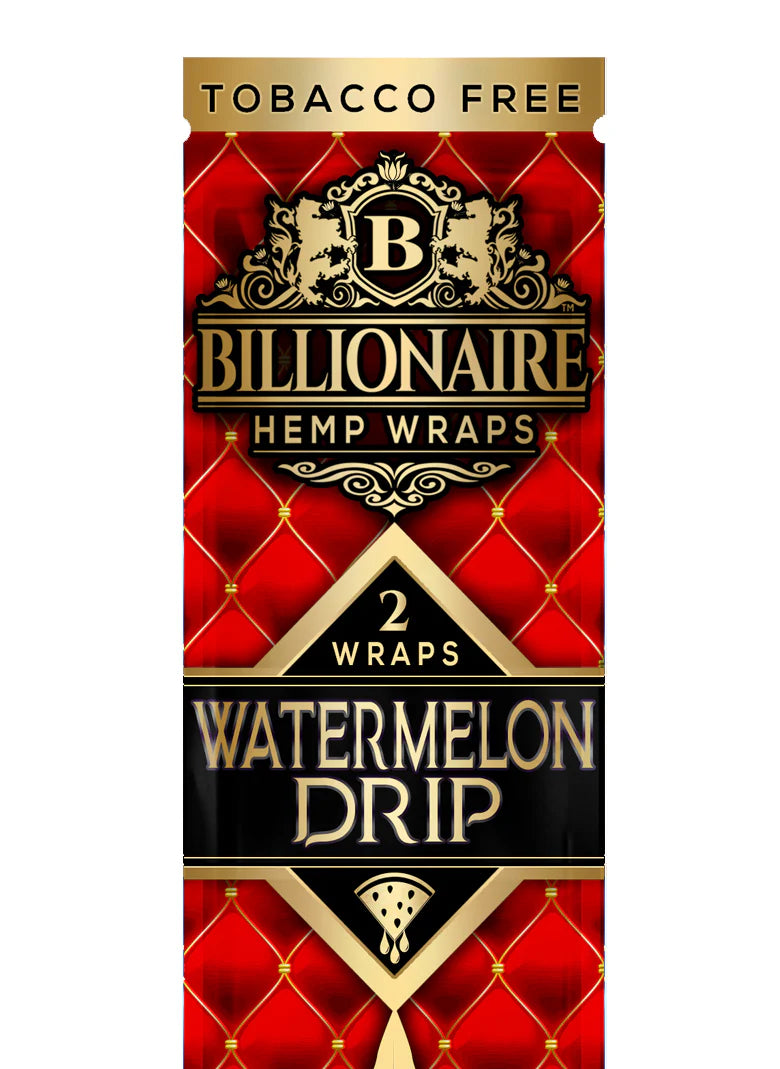 Billionaire Hemp Wraps Watermelon Drip 2ct