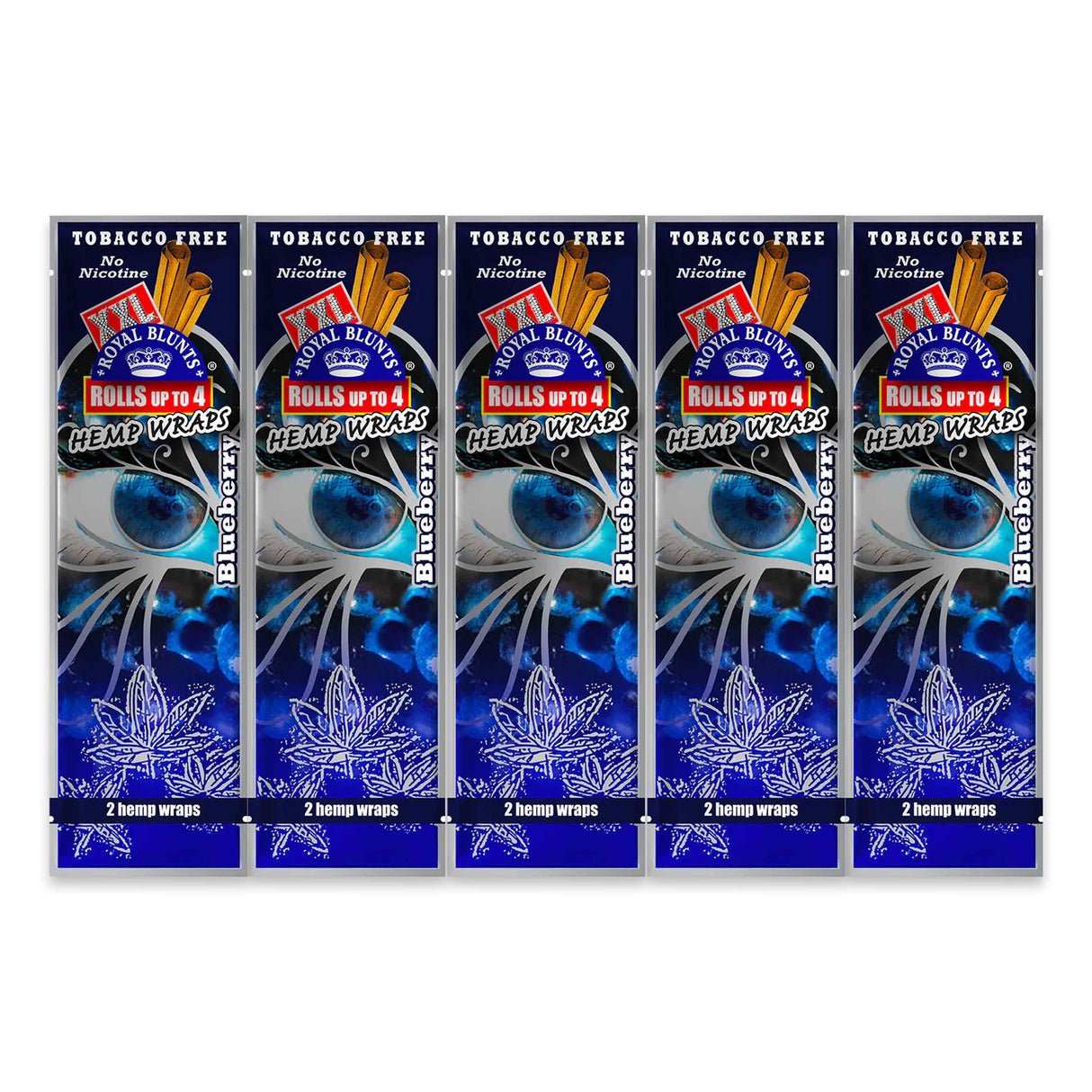 XXL Hemp Wraps Blueberry (2 Wraps Per Pouch)
