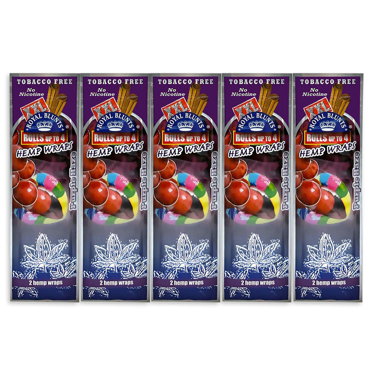 XXL Hemp Wraps Grape (2 Wraps Per Pouch)